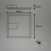 LED Deckenleuchte, schwarz, LED/14W Produktbild-Vorschau 5