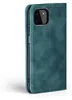 A teal flip phone case is shown against a white background. Produktbild-Vorschau