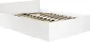 Einzelbett 120x200 OMERYA mit Stauraum - weiß Produktbild-Vorschau 3