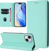Litchi Leder Handyhülle für iPhone 13 Mini Wallet Produktbild-Vorschau 3