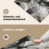 KitchenYeah© Herdabdeckplatte Marmor - Schwarz - Gold - Produktbild-Vorschau 2