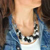 Steuer Modeschmuck Collier Metall 55cm mehrfarbig 445050133 Produktbild-Vorschau 3