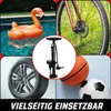 Luftpumpe mit Barometer; 42 cm; Farbe: Schwarz Produktbild-Vorschau 7