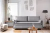 MIUFORM Simon - Sofa mit Bettfunktion - 207x90cm - Hellgrau Produktbild-Vorschau 1