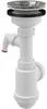 Alcadrain Spülbeckensiphon mit einem Edelstahlgitter DN 115 Produktbild-Vorschau 1
