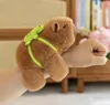 Kapibara Kuscheltier mit Rucksack – Plüschtier Armband mit Produktbild-Vorschau 3