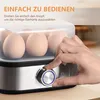 Eierkocher für 6 Eier mit Härtegradeinstellung, Timer, Produktbild-Vorschau 6