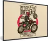 MuchoWow® MuchoWow® Gerahmtes Poster Motorrad - Vintage - Produktbild-Vorschau 1