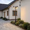 Lindby Außenleuchte Eddie, 198 cm, rost, Metall, IP44, E27 Produktbild-Vorschau 3