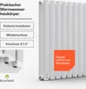 Blumfeldt Badheizkörper, Design Heizkörper Flach, Produktbild-Vorschau 3