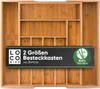 Bamboo-Lastwagen mit 9 Fächern - praktische Besteckablage Produktbild-Vorschau 8