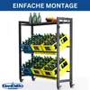 DanDiBo Getränkekistenregal 6 Kisten mit Ablagefäche Rollen Produktbild-Vorschau 8
