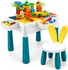Activiteitentafel met stoel en 206 bouwstenen, Productafbeelding-voorbeeld 1
