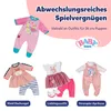 BABY born pinker Strampler mit blauen Details und Produktbild-Vorschau 5