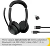 Jabra Evolve2 55 MS Stereo - náhlavná súprava - na uši Náhľad obrázku produktu 6