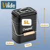 Vilde | Compostiera da cucina - Nero - 5 litri - Con filtro Anteprima dell’immagine prodotto 5