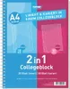 Stylex 40032-P5 - Collegeblock Duo mit Spiralbindung, DIN Produktbild-Vorschau 1
