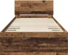 vidaXL Bettrahmen mit Kopfteil Altholz 100 x 200 cm Produktbild-Vorschau 6