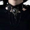 Oblique Unique Damen Kette Gothic Collier Spitze - Produktbild-Vorschau 2