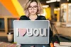 MuchoWow® Laptop Aufkleber Sticker Cover Ich liebe dich in Produktbild-Vorschau 5