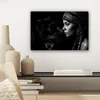 Wanddeko 30x20 cm - Frau - Panther - Luxus - Schwarz - Weiß Produktbild-Vorschau 7