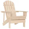 vidaXL Adirondack záhradné kreslo z masívneho jedľového Náhľad obrázku produktu 6