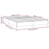 The Living Store Bettgestell Grau 140x190 cm Kunstleder Produktbild-Vorschau 9