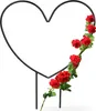 Relaxdays Supporto a forma di cuore in metallo per piante Anteprima dell’immagine prodotto 1