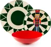 Set di stoviglie Excelsa 18 pezzi Natale vintage in Anteprima dell’immagine prodotto 4