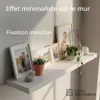 LAMO Equerre etagere metal noir 25 cm, 2 pièces - Support Voir les images du produit 3