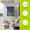 ARTland Wandbild Alu für Innen & Outdoor Seerosen. Detail. Produktbild-Vorschau 2