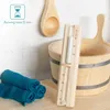 Navaris Sauna Sanduhr aus Kiefernholz - 15 Minuten Saunauhr Produktbild-Vorschau 3