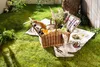 LUXUS Picknickkorb Weide 4 Personen – Porzellan Produktbild-Vorschau 3