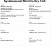 Adaptateur Mini DisplayPort vers HDMI/DVI/VGA – Blanc (de Voir les images du produit 2
