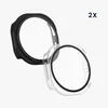 kwmobile 2x Glas Hülle für Samsung Galaxy Watch 8 (40mm) Produktbild-Vorschau 6