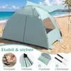 COSTWAY Parasol plażowy z ochroną UV 50+, namiot plażowy z Podgląd zdjęcia produktu 7