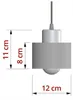 LUXOLAR - LED Pendelleuchte 3-flammig Beige E27 60W - Produktbild-Vorschau 7