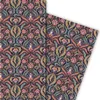 Vintage Geschenkpapier mit grafischem Retro Blumenmuster, Produktbild-Vorschau 1
