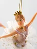 A close-up of a ballerina ornament with a crown and a tutu. Produktbild-Vorschau