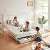 Lit double pour enfants « Aarghonmaa » en forme de maison Voir les images du produit 5