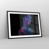Gerahmtes Poster - Schwarzer Rahmen - Frau Ultraviolett Produktbild-Vorschau 8