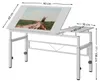 Table à dessin réglable, bureau à dessin blanc avec plateau Voir les images du produit 4