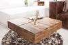 riess-ambiente Design Massivholz Couchtisch BOLT 70cm braun Produktbild-Vorschau 3