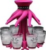 Schnapskrake PINK Shotverteiler Getränkeverteiler 8 Gläser Produktbild-Vorschau 3