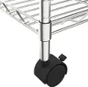 vidaXL Portaoggetti a 3 ripiani con rotelle 60x35x81 cm Anteprima dell’immagine prodotto 13