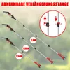 TEENO 2-in-1 Elektro-Kettensäge mit Teleskopstange, 2 Akkus Produktbild-Vorschau 5