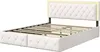 CDGlobal Polsterbett Doppelbett Bett 140x200 mit Stauraum 4 Produktbild-Vorschau 14