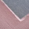 Teppich Wohnzimmer Hochflor Rosa 160x160 Rund Unicolor - Produktbild-Vorschau 4