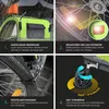 KESSER® Kinderanhänger Fahrradanhänger Sport-RX 2 in 1 Produktbild-Vorschau 4