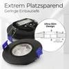Maxkomfort 3er Set LED Einbaustrahler Schwarz - Schwenkbar Produktbild-Vorschau 4
